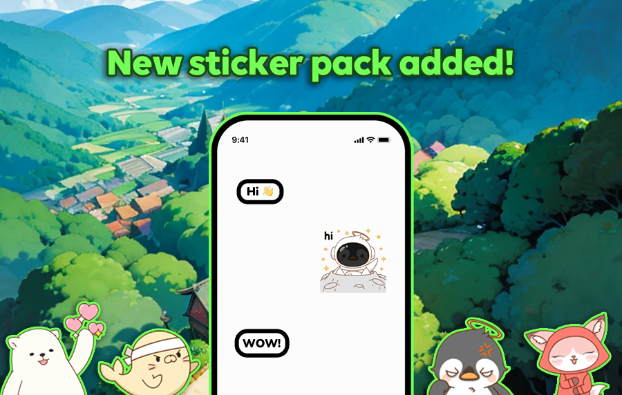 Introducing Huddleverse’s New Animated Sticker Pack for Chatrooms 🍥